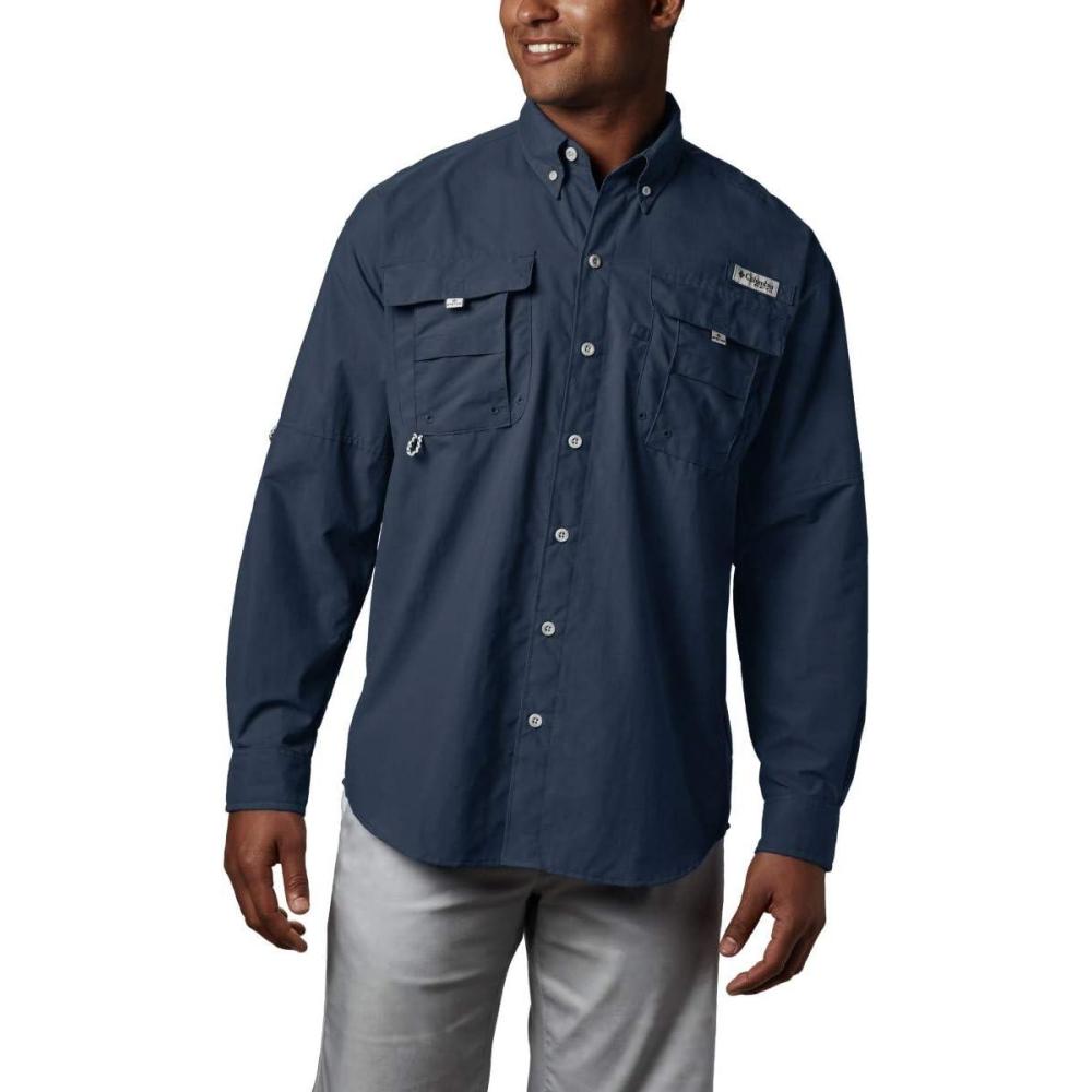 imageColumbia Mens Bahama Ii Long Sleeve ShirtCollegiate Navy
