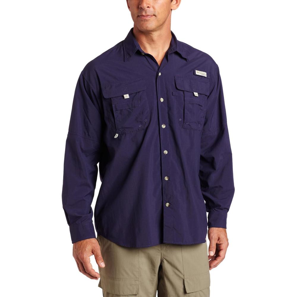 imageColumbia Mens Bahama Ii Long Sleeve ShirtEclipse Blue