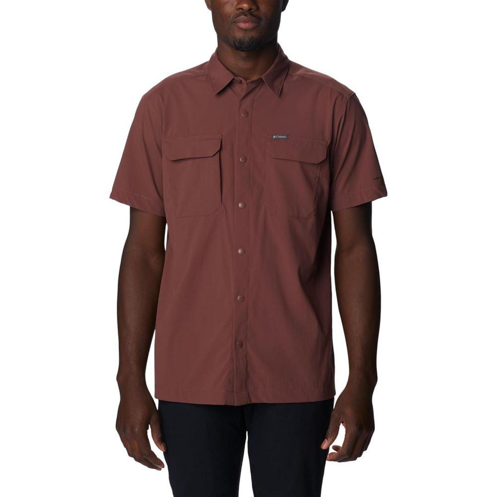 imageColumbia Mens Canyon Gate Utility Short SleeveLight Raisin