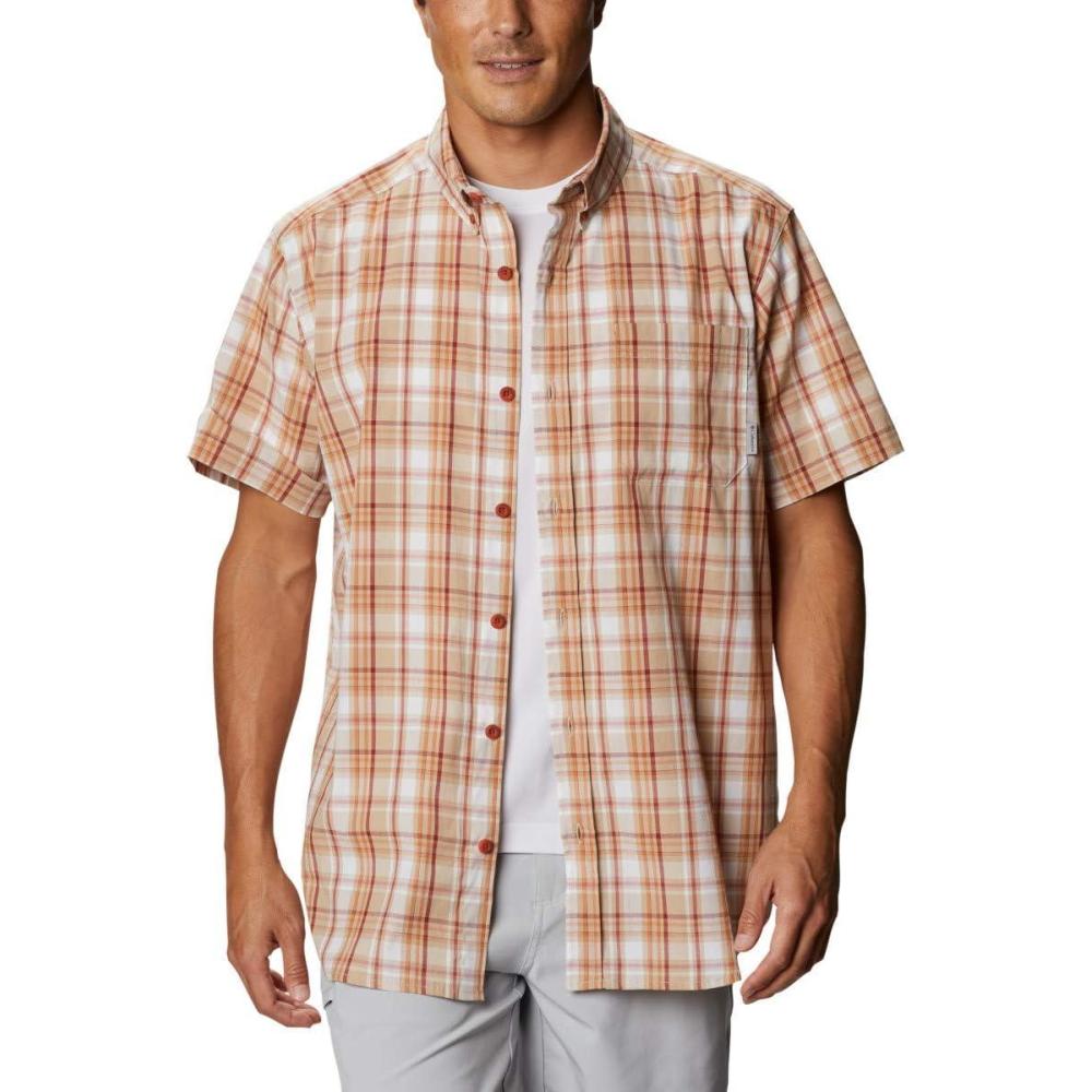 imageColumbia Mens Rapid Rivers II Short Sleeve ShirtAncient Fossil Multi Plaid