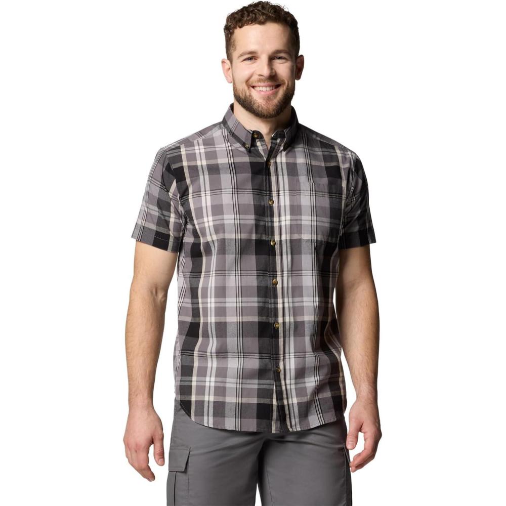 imageColumbia Mens Rapid Rivers II Short Sleeve ShirtCity Grey Multi Plaid