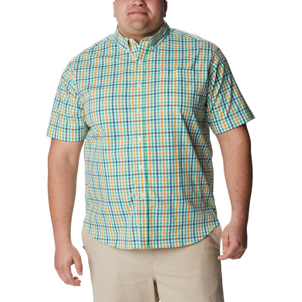 imageColumbia Mens Rapid Rivers II Short Sleeve ShirtDeep Marine Everyday Gingham