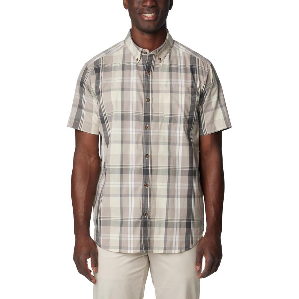 imageColumbia Mens Rapid Rivers II Short Sleeve ShirtFlint Grey Multi Plaid