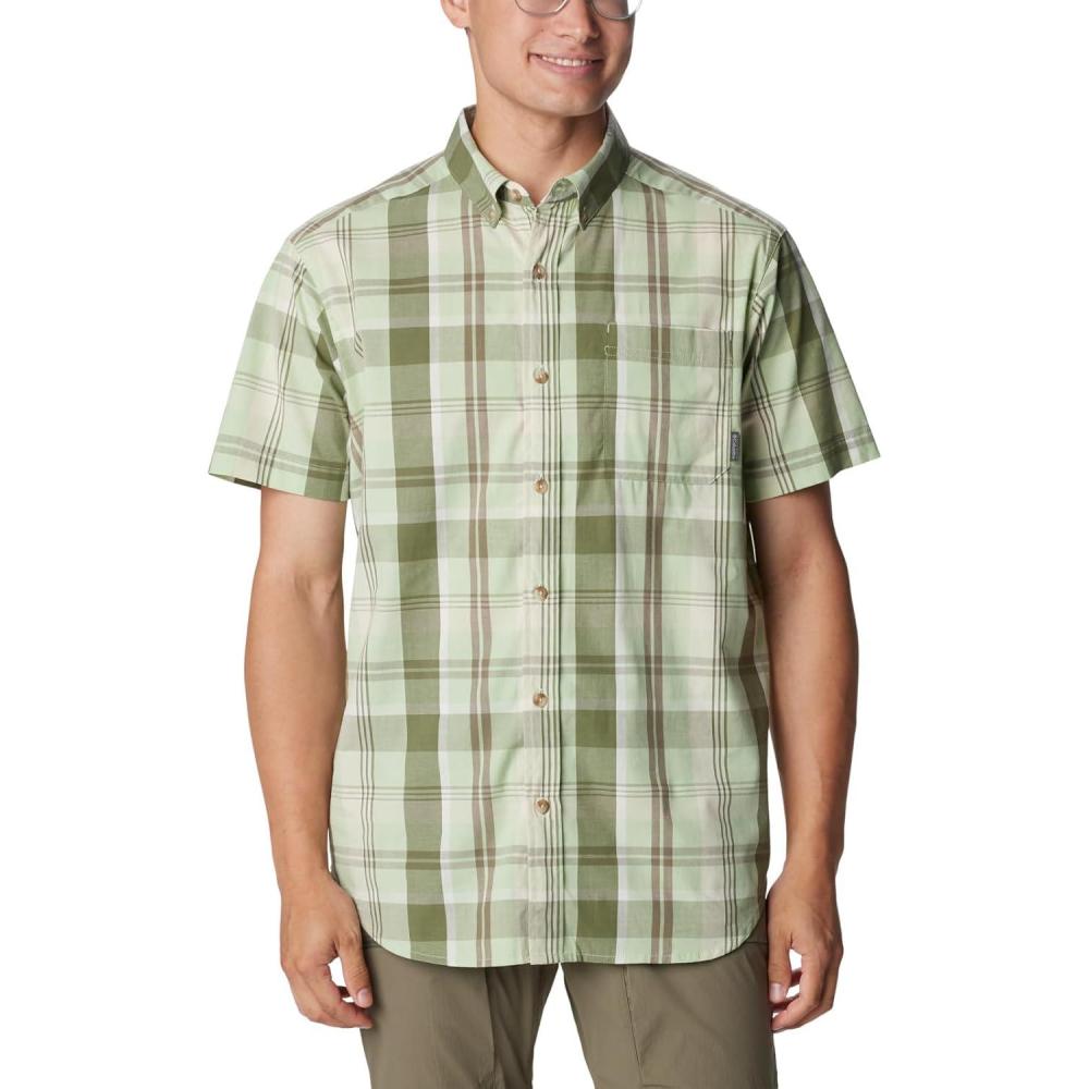 imageColumbia Mens Rapid Rivers II Short Sleeve ShirtSage Leaf Multi Plaid