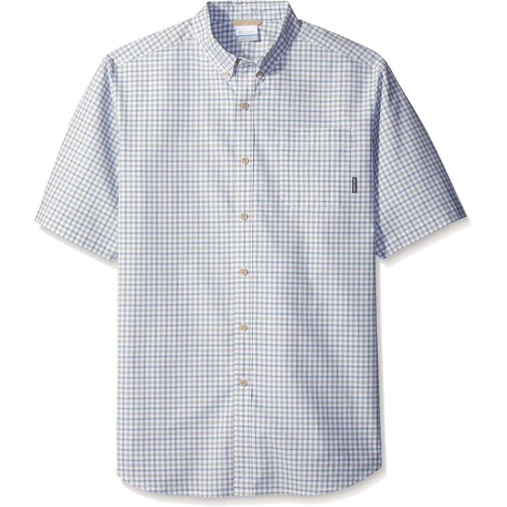 imageColumbia Mens Rapid Rivers II Short Sleeve ShirtTusk Small Plaid