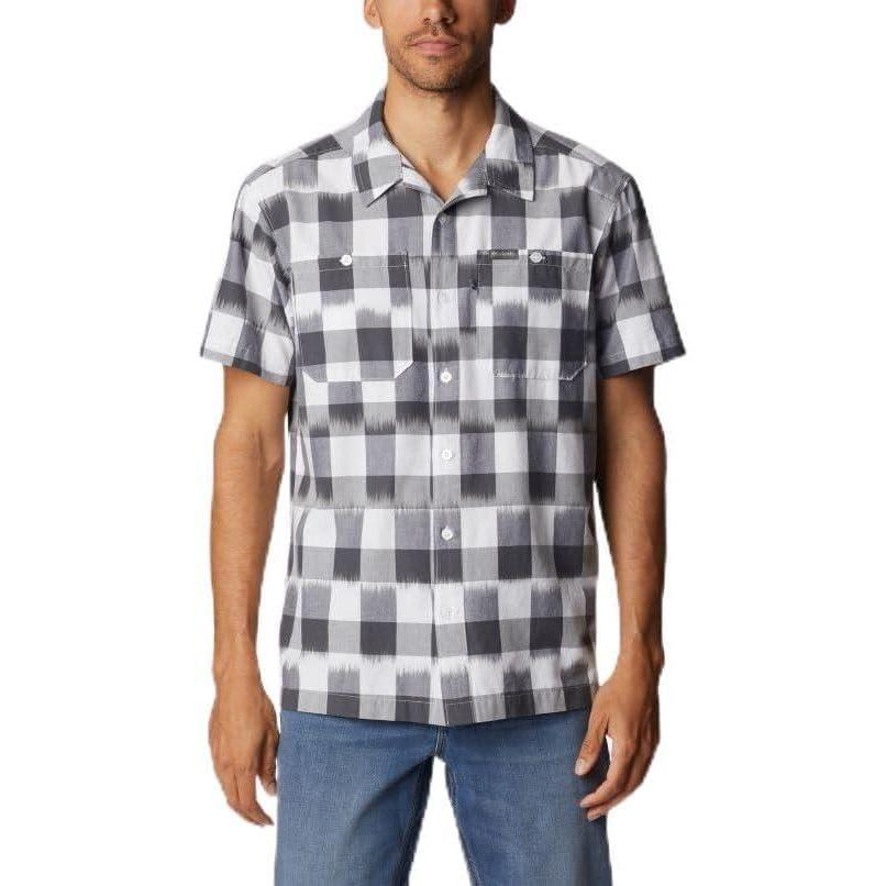 imageColumbia Mens Scenic Ridge Short SleeveCity Grey Ikat