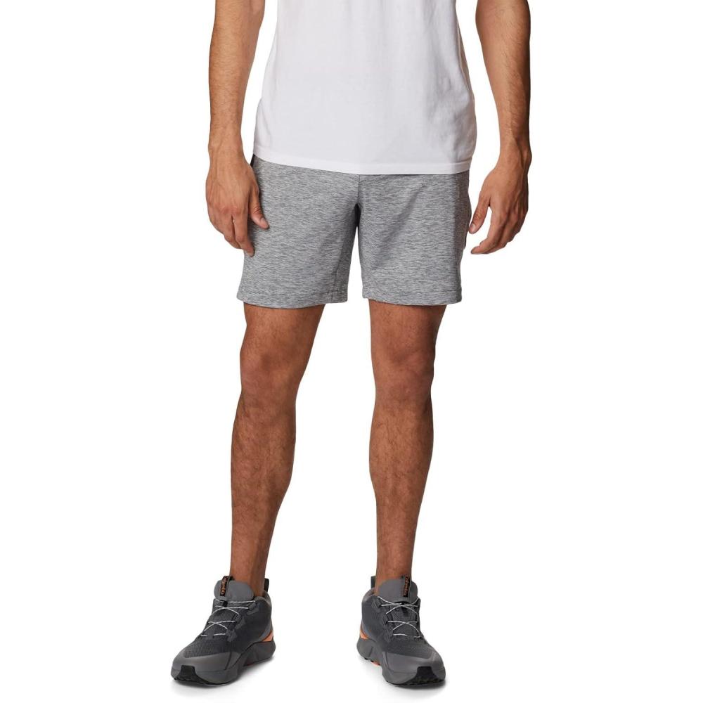 imageColumbia Mens Tech Trail Knit ShortCity Grey Heather