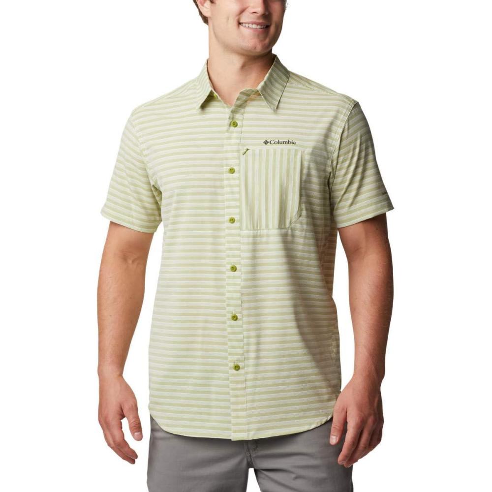 imageColumbia Mens Twisted Creek II Short Sleeve ShirtMatcha