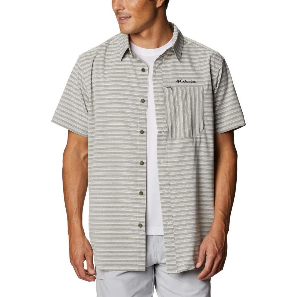 imageColumbia Mens Twisted Creek II Short Sleeve ShirtStone Green