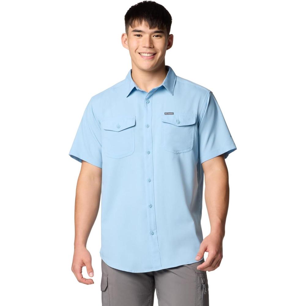 imageColumbia Mens Utilizer Ii Solid Short Sleeve ShirtRipple Blue