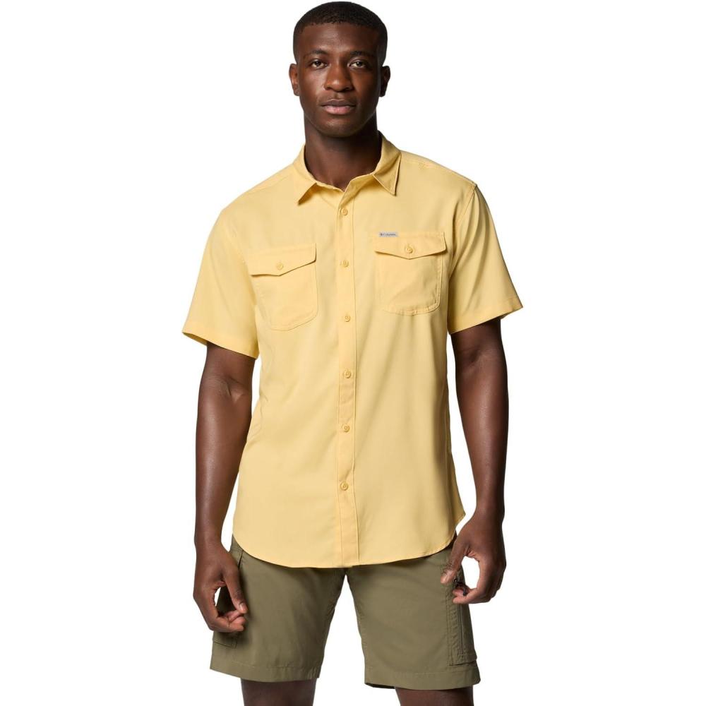 imageColumbia Mens Utilizer Ii Solid Short Sleeve ShirtSand Dune