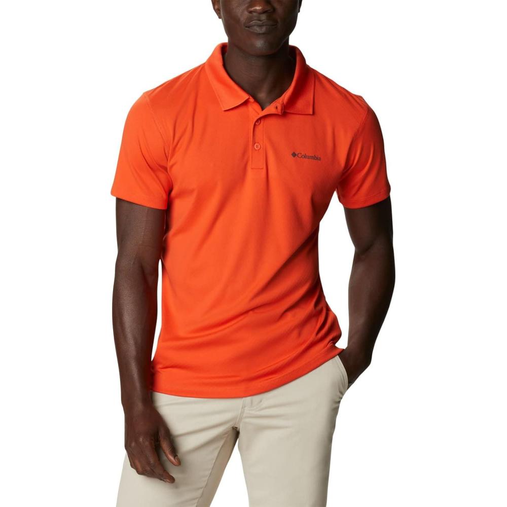 imageColumbia Mens Zero Rules Polo ShirtRed Quartz