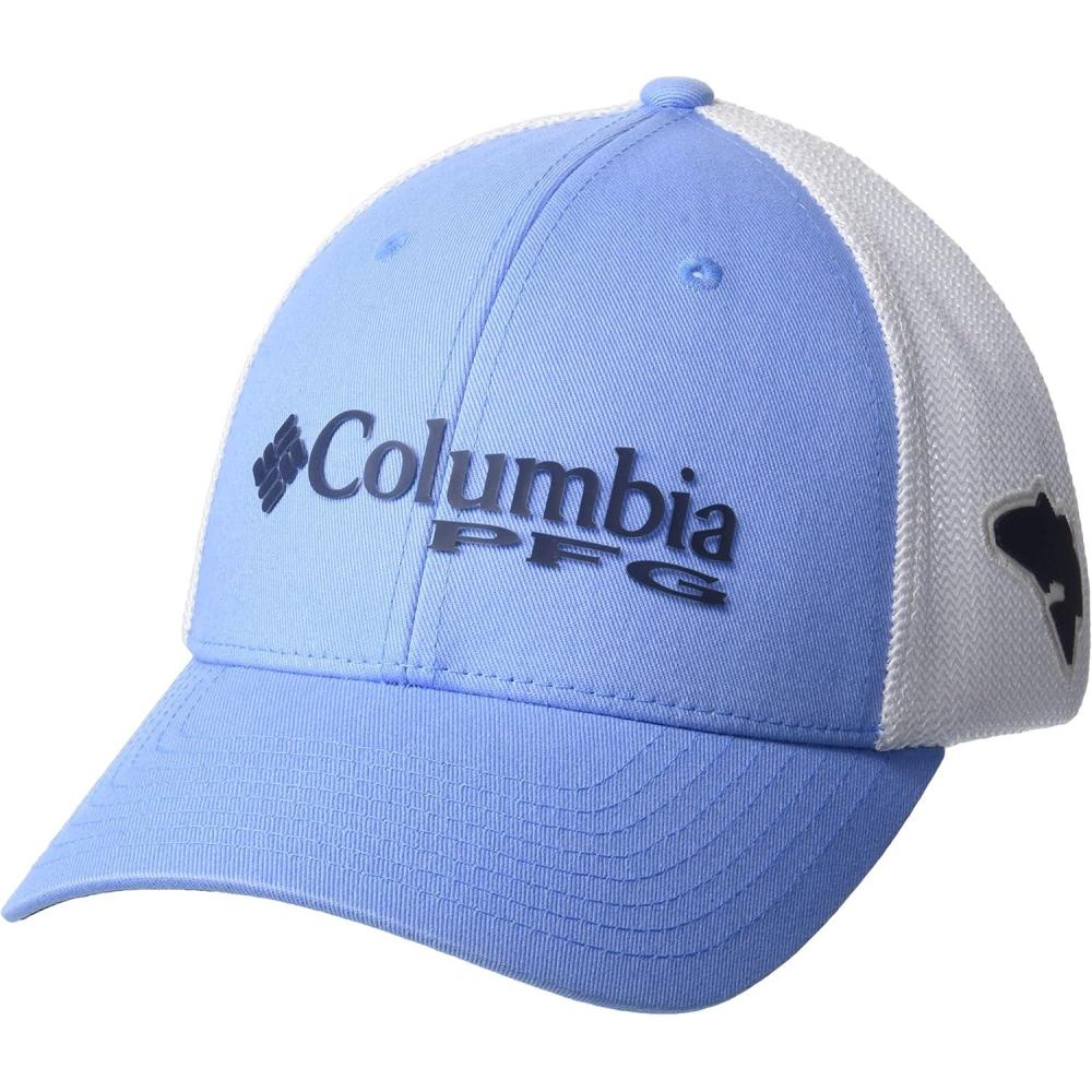 imageColumbia Unisex Adult PFG Logo Mesh Ball CapAgate BlueCollegiate Navy