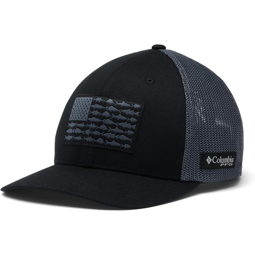 imageColumbia Unisex Adult PFG Logo Mesh Ball CapBlackGraphite