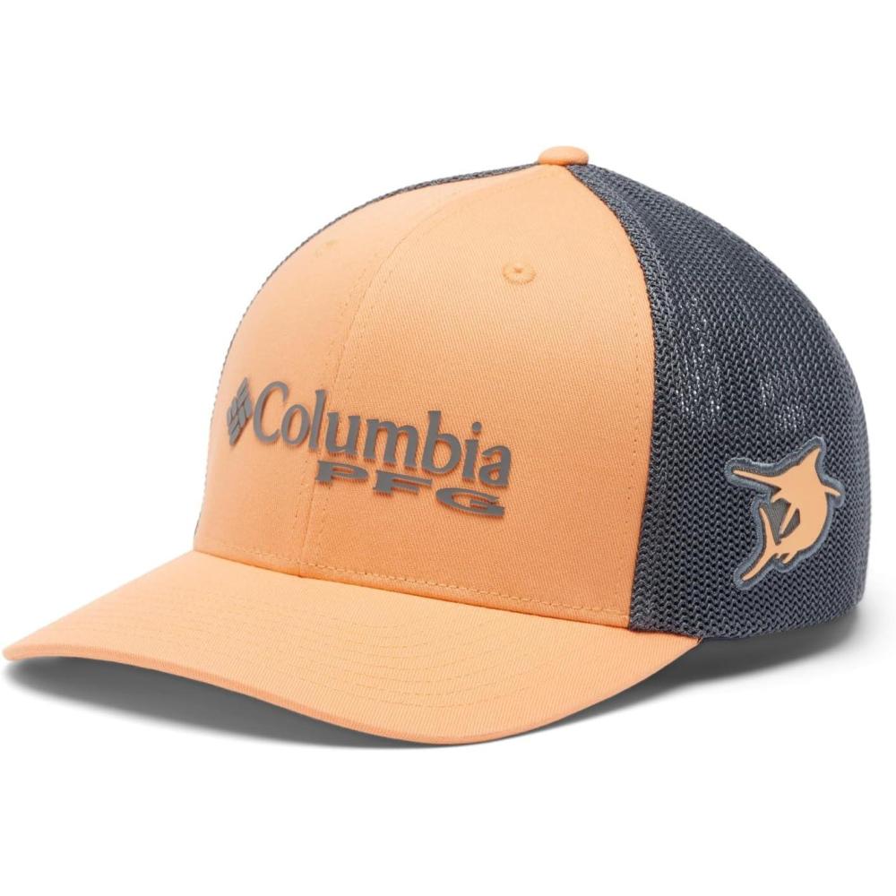 imageColumbia Unisex Adult PFG Logo Mesh Ball CapCarbon Heather