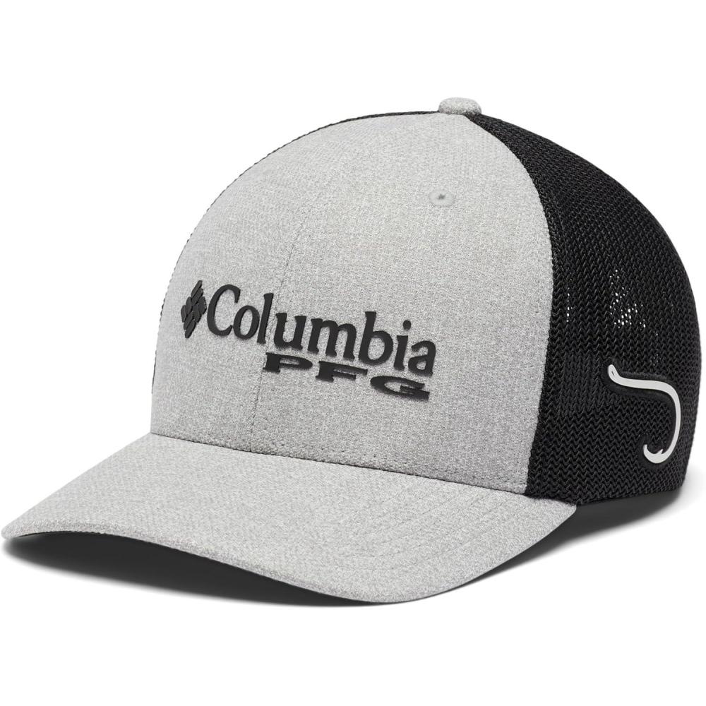imageColumbia Unisex Adult PFG Logo Mesh Ball CapCrushed BlueCool GreyBass Graphic