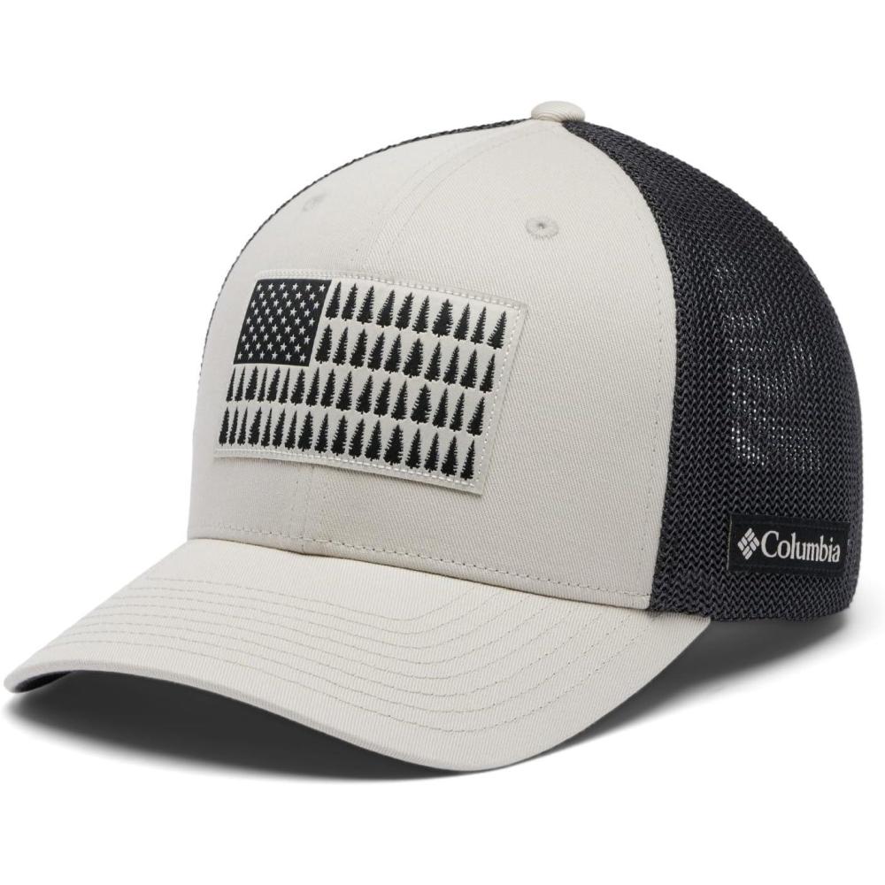imageColumbia Unisex Adult PFG Logo Mesh Ball CapDark StoneShark