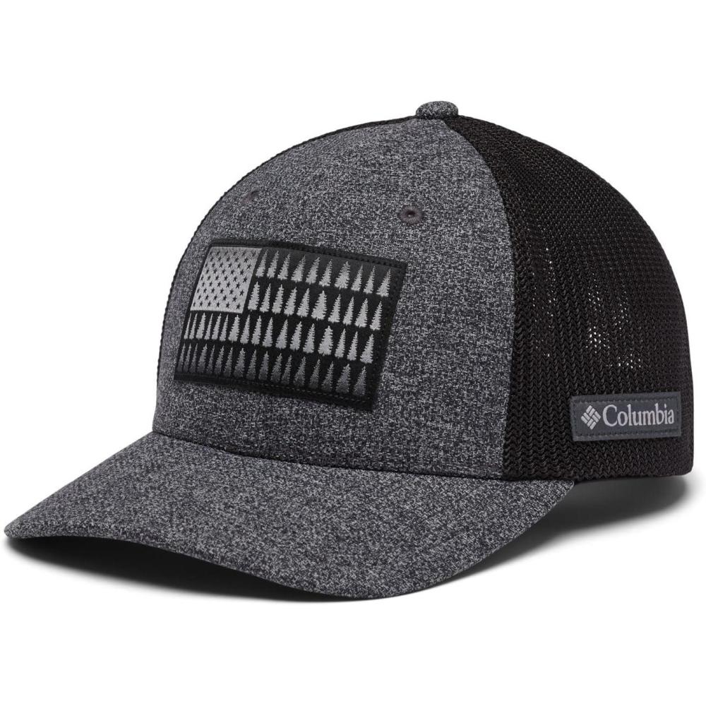 imageColumbia Unisex Adult PFG Logo Mesh Ball CapGrill Heather