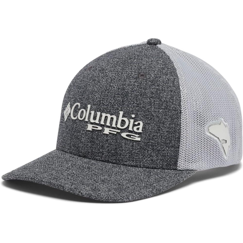 imageColumbia Unisex Adult PFG Logo Mesh Ball CapGrill HeatherCool Grey