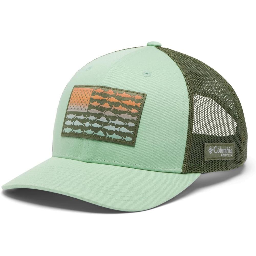 imageColumbia Unisex Adult PFG Logo Mesh Ball CapNew MintCypress