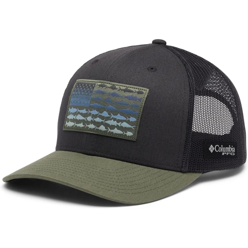 imageColumbia Unisex Adult PFG Logo Mesh Ball CapSharkCypress