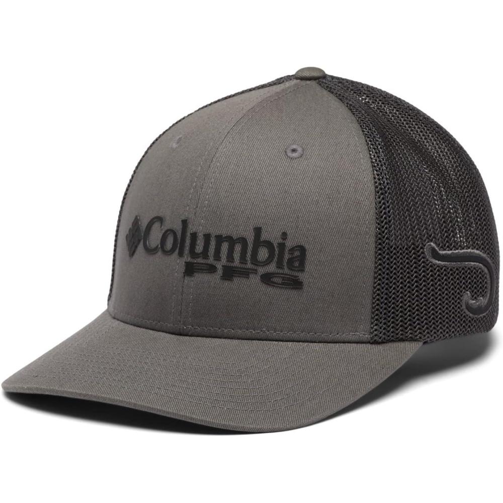 imageColumbia Unisex Adult PFG Logo Mesh Ball CapTitaniumHook
