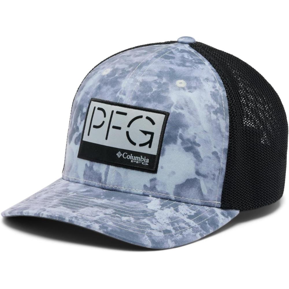 imageColumbia Unisex Camo Mesh Ball CapCool Grey Seamoss Print