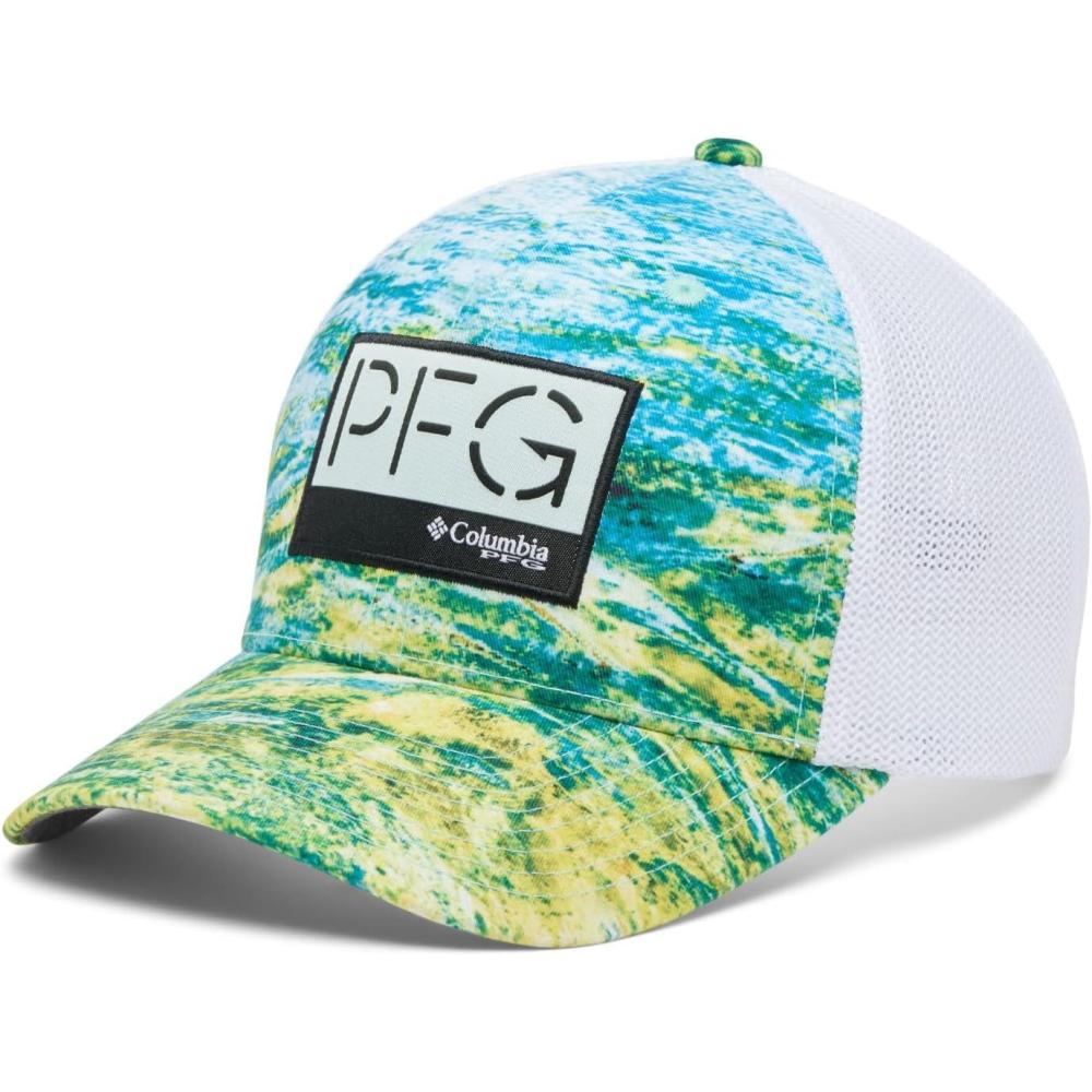 imageColumbia Unisex Camo Mesh Ball CapGulf StreamDeepsea Fade