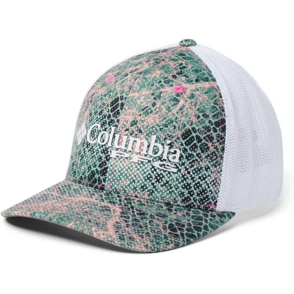 imageColumbia Unisex Camo Mesh Ball CapTiki Pink Real Tree Mako
