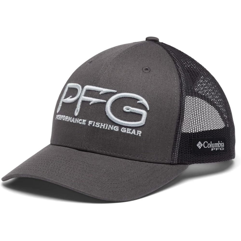 imageColumbia Unisex PFG Fischflagge Mesh Ballkappe Hoch CapBlack