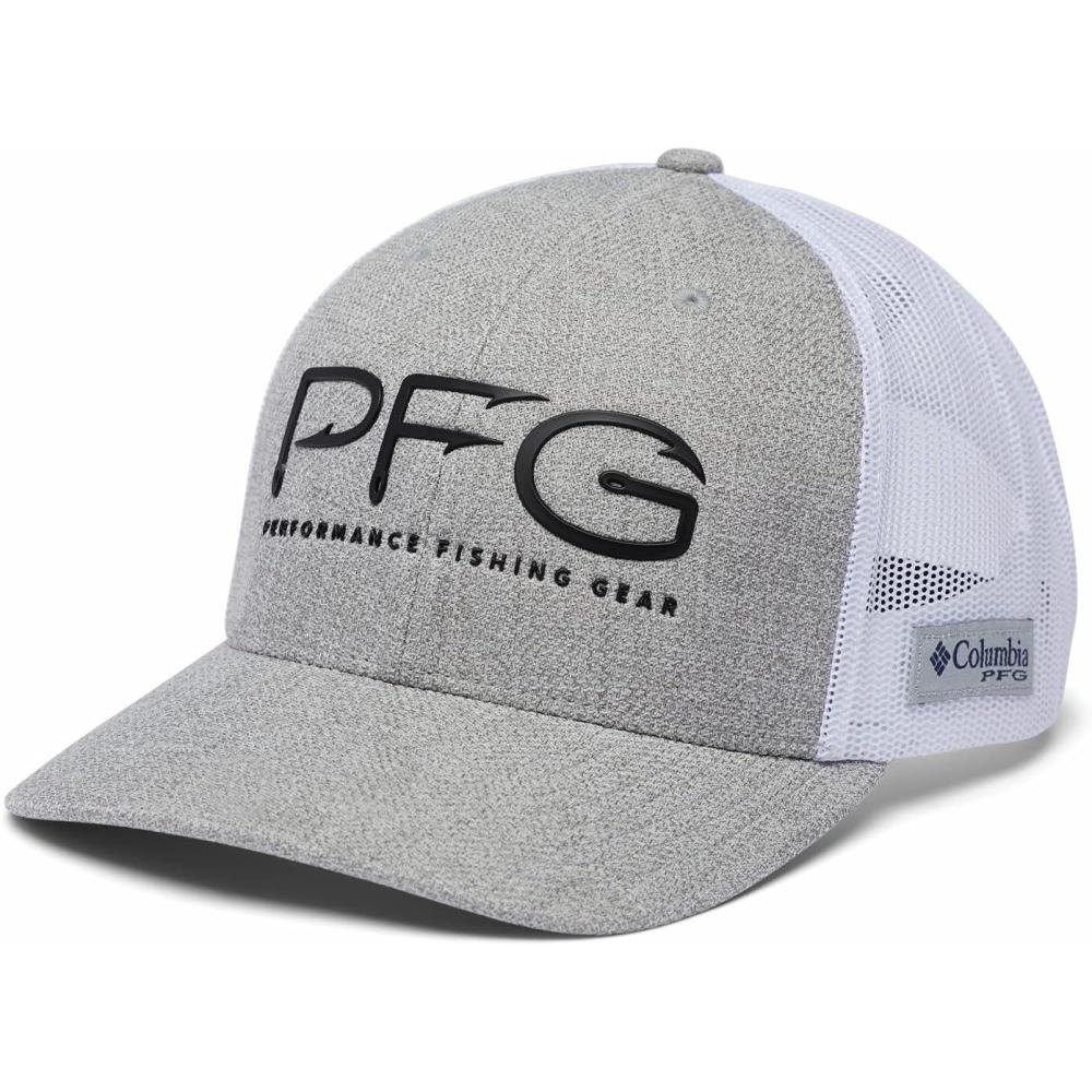 imageColumbia Unisex PFG Fischflagge Mesh Ballkappe Hoch CapCool Grey HeatherBlack
