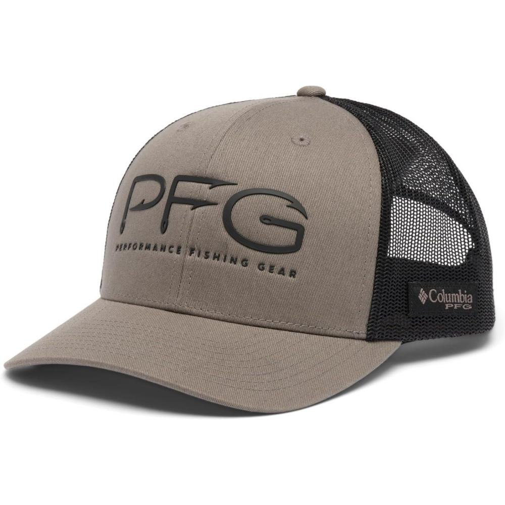 imageColumbia Unisex PFG Fischflagge Mesh Ballkappe Hoch CapIronBlack