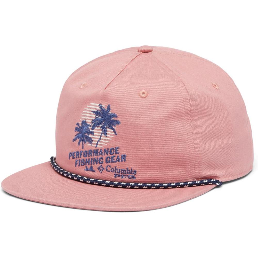 imageColumbia UnisexAdult PFG Back Tack Snap BackSandalwood PinkPfg Palms