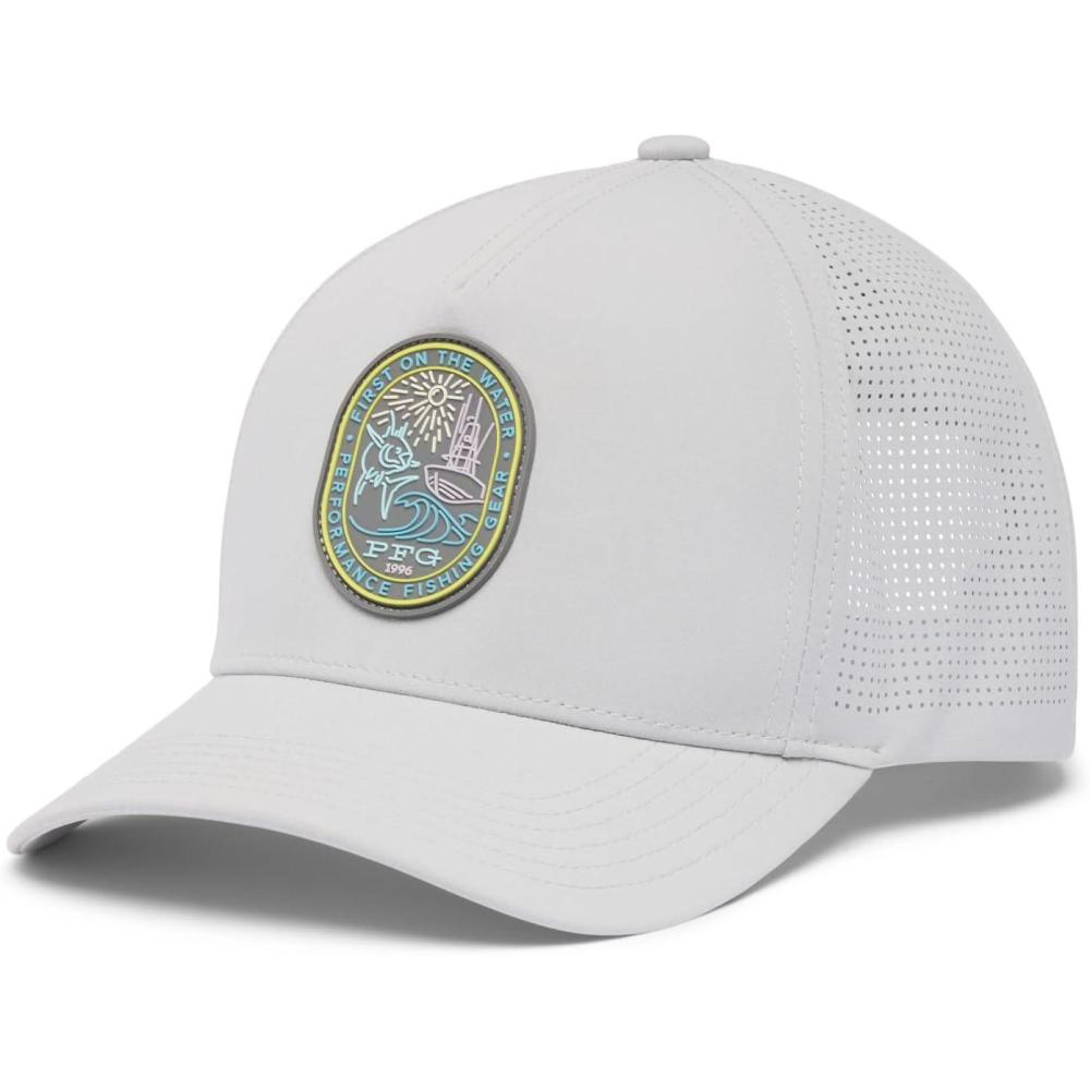 imageColumbia UnisexAdult PFG Elite 3D Stretch Snap BackCool GreySan Padre Seasonal