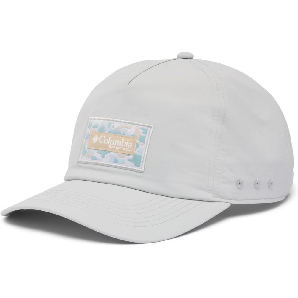 imageColumbia UnisexAdult PFG Lost Waters Snap BackCool GreyDuck Camo Patch