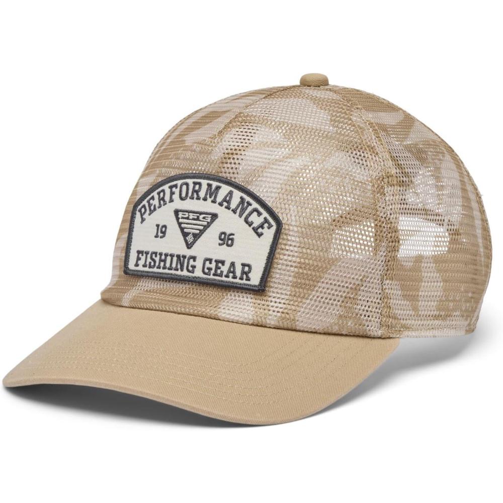 imageColumbia UnisexAdult PFG Tie Down Mesh Snap BackBeach Broadleaf