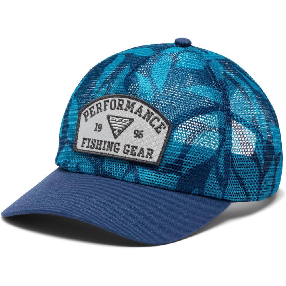 imageColumbia UnisexAdult PFG Tie Down Mesh Snap BackCarbon Broadleaf