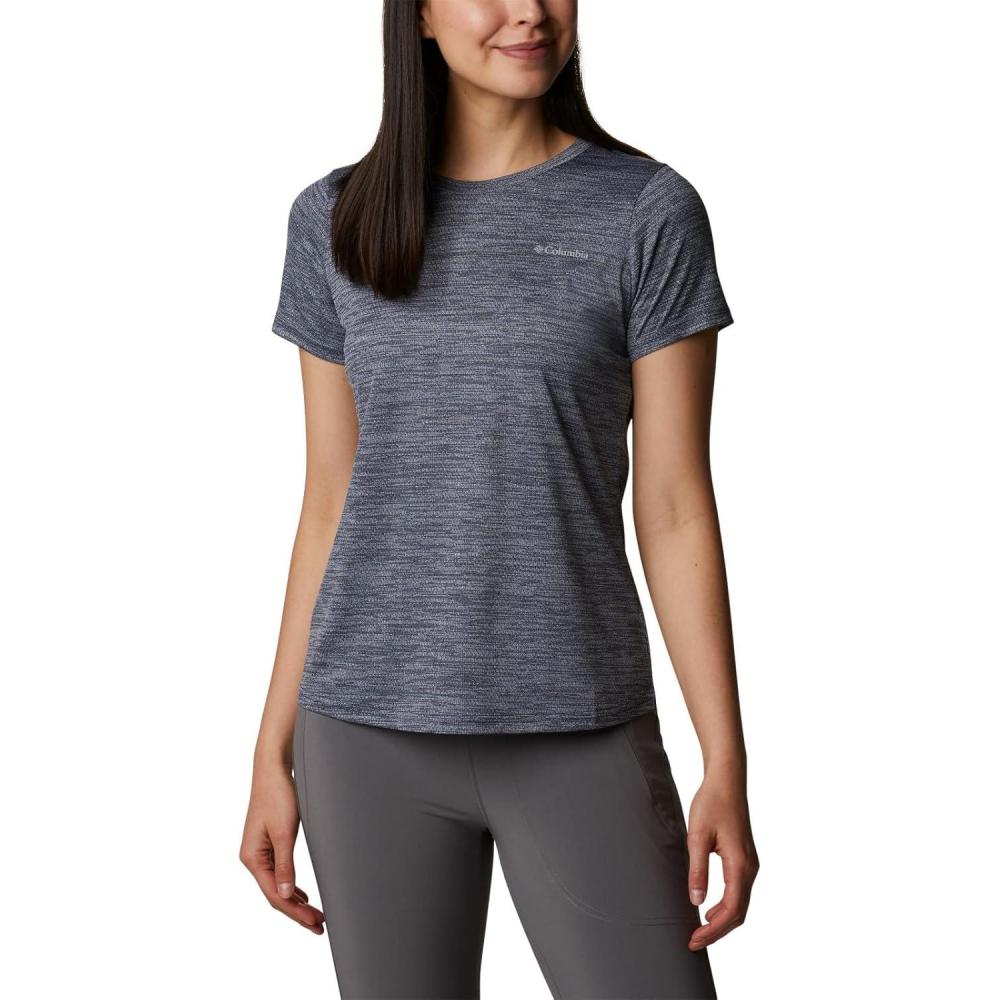 imageColumbia Womens Alpine Chill Zero Short Sleeve TeeTShirtNocturnal Heather