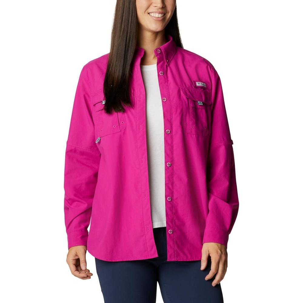 imageColumbia Womens Bahama Long SleeveWild Fuchsia