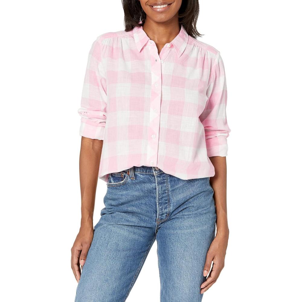 imageColumbia Womens Camp Henry Iii Ls ShirtWild RoseBuffalo Check