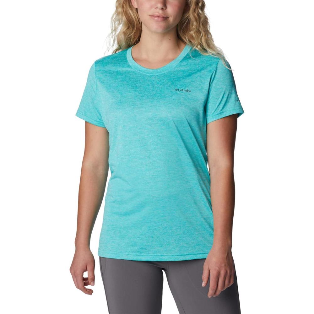 imageColumbia Womens Hike Graphic Short Sleeve TeeBright AquaHeather