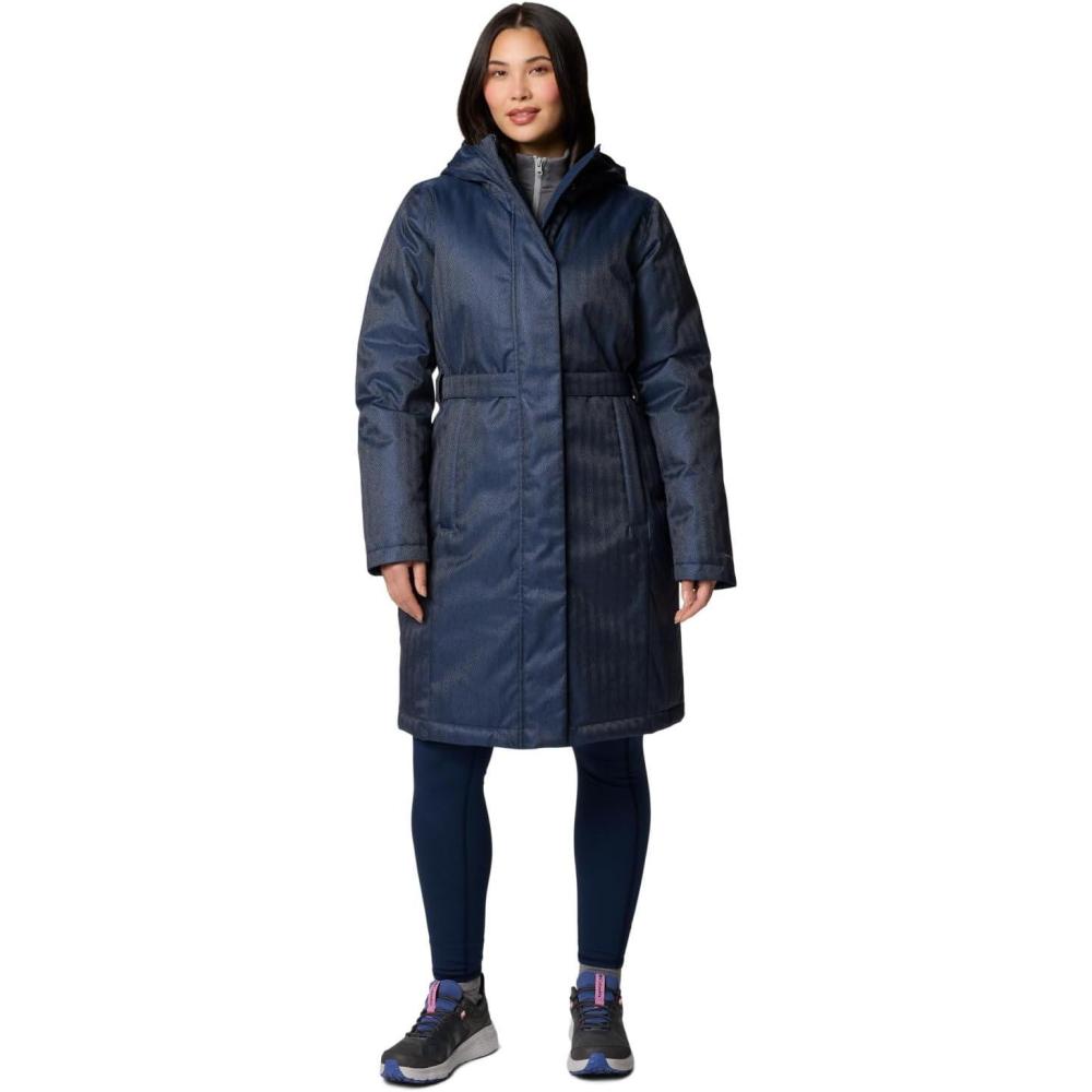 imageColumbia Womens Juniper Ridge II Down JacketCollegiate Navy Herringbone