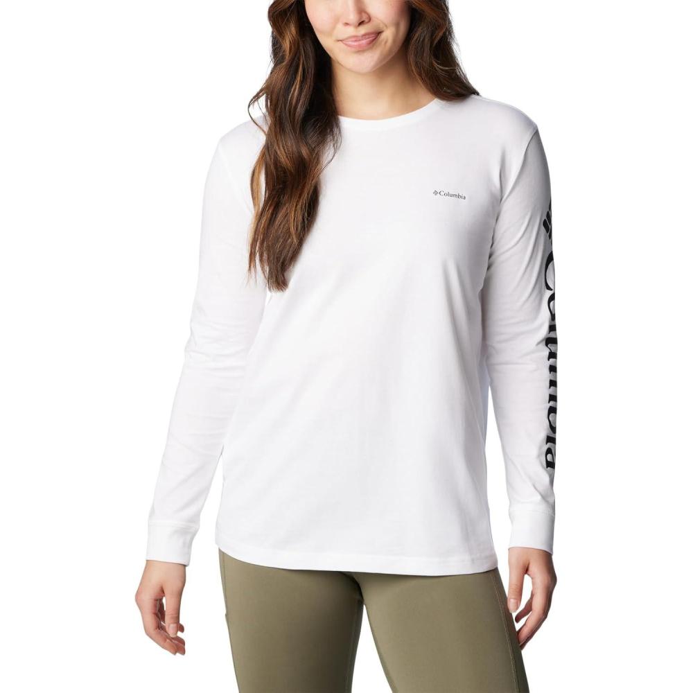 imageColumbia Womens North Cascades Long Sleeve TeeWhite Gem Columbia
