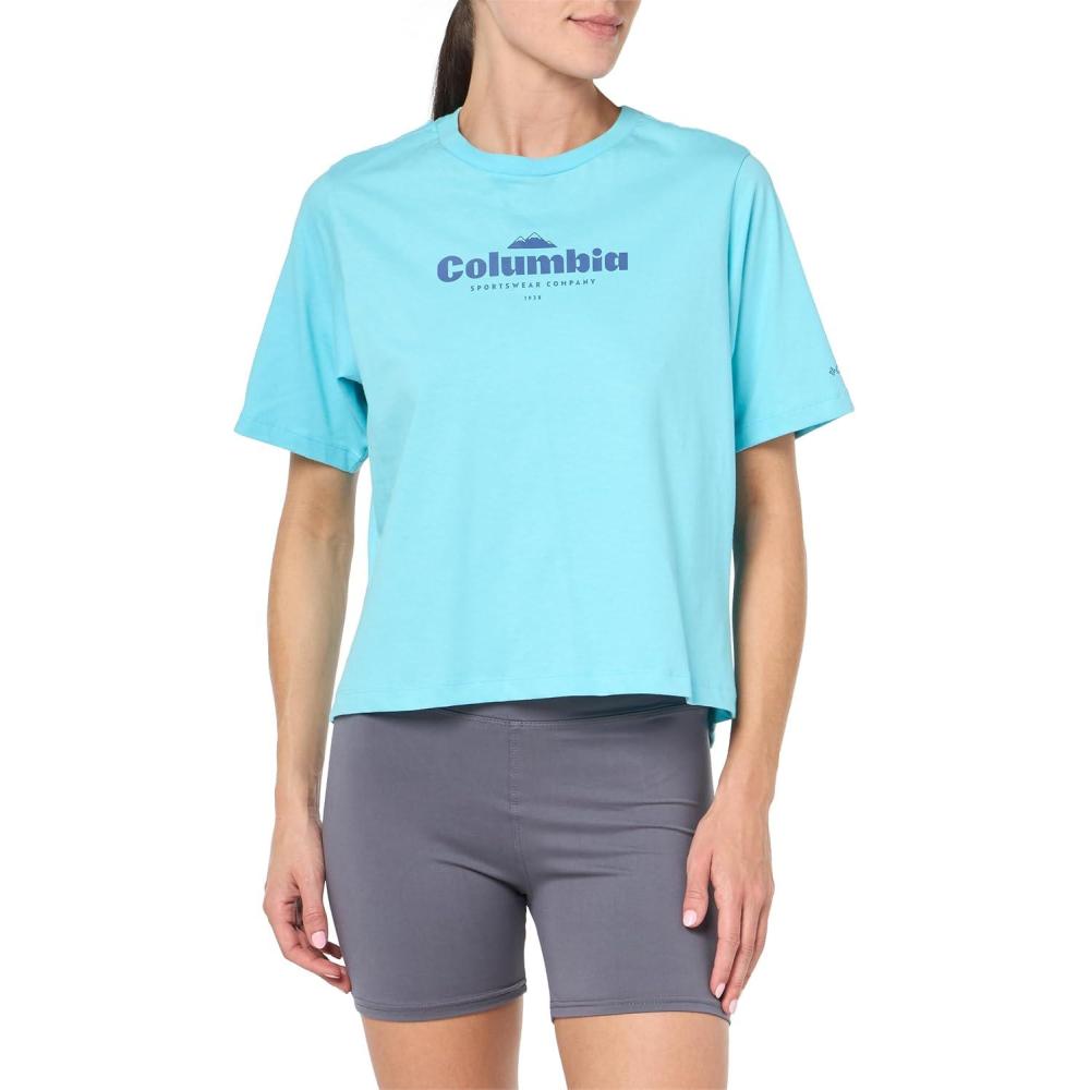 imageColumbia Womens North Cascades Relaxed TeeAquamarineElevated High