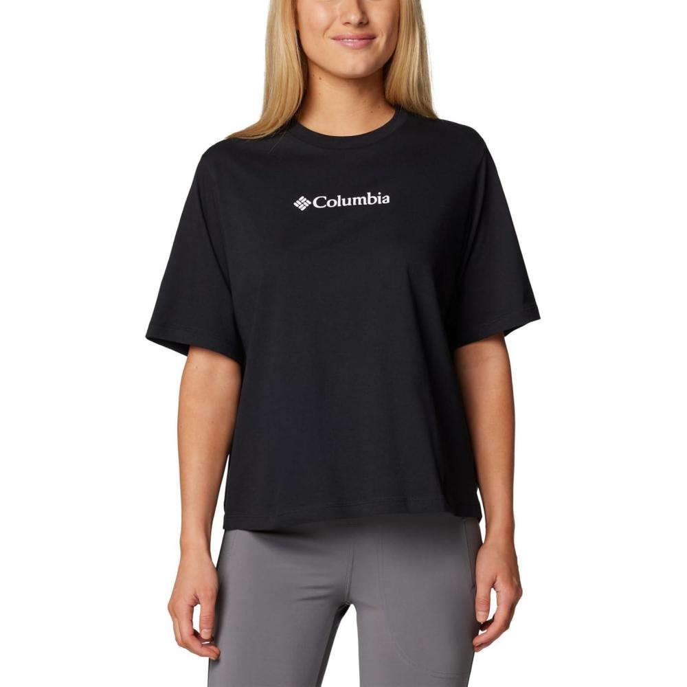imageColumbia Womens North Cascades Relaxed TeeBlackGem Columbia