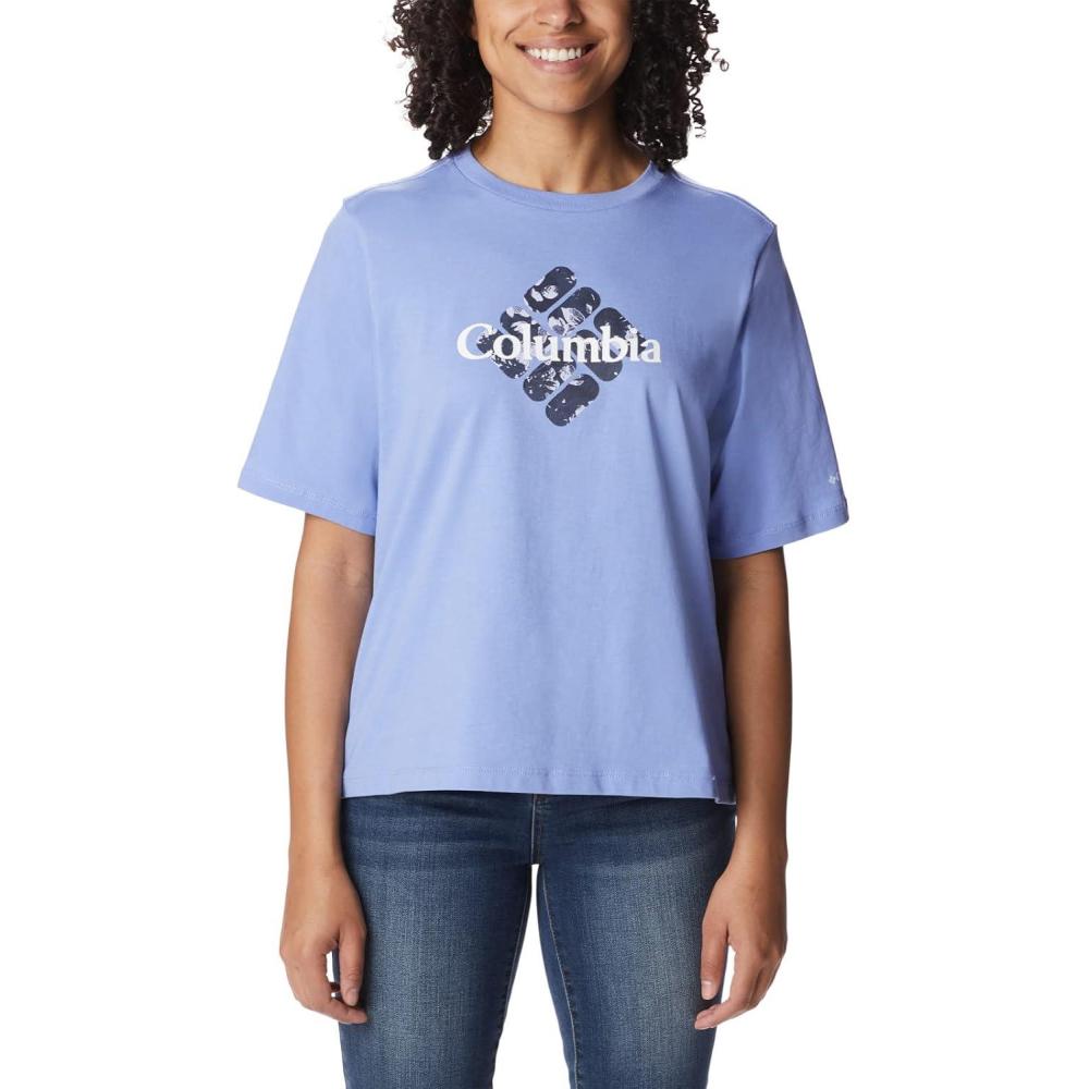 imageColumbia Womens North Cascades Relaxed TeeSerenityCentered Gem Solarized Tonal