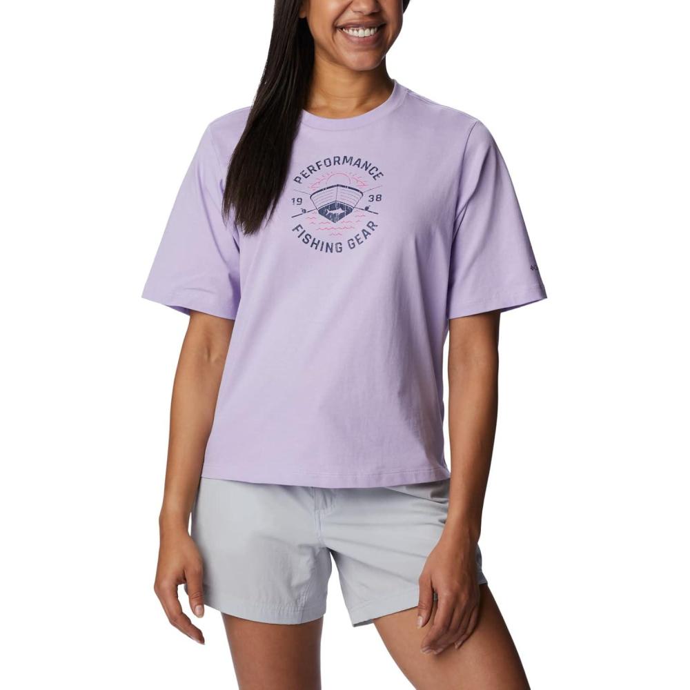 imageColumbia Womens North Cascades Relaxed TeeSoft VioletFair Weather Graphic
