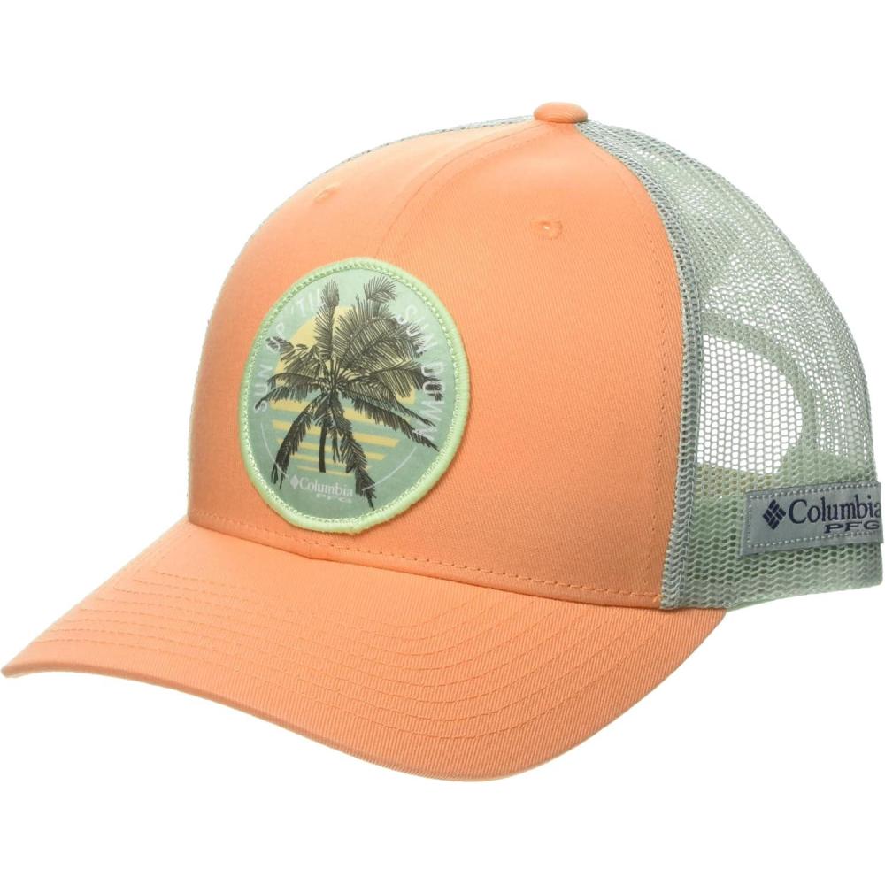 imageColumbia Womens PFG Mesh Ball CapBright NectarCool GreenPfg Palms