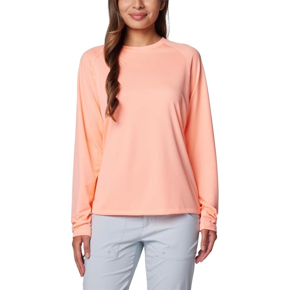 imageColumbia Womens PFG Solar Stream Long SleeveTiki Pink