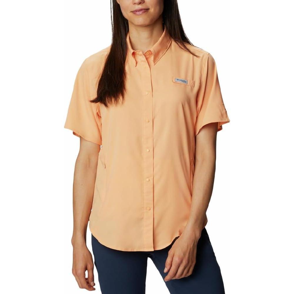 imageColumbia Womens Tamiami II Short Sleeve Shirt Light Juice Medium